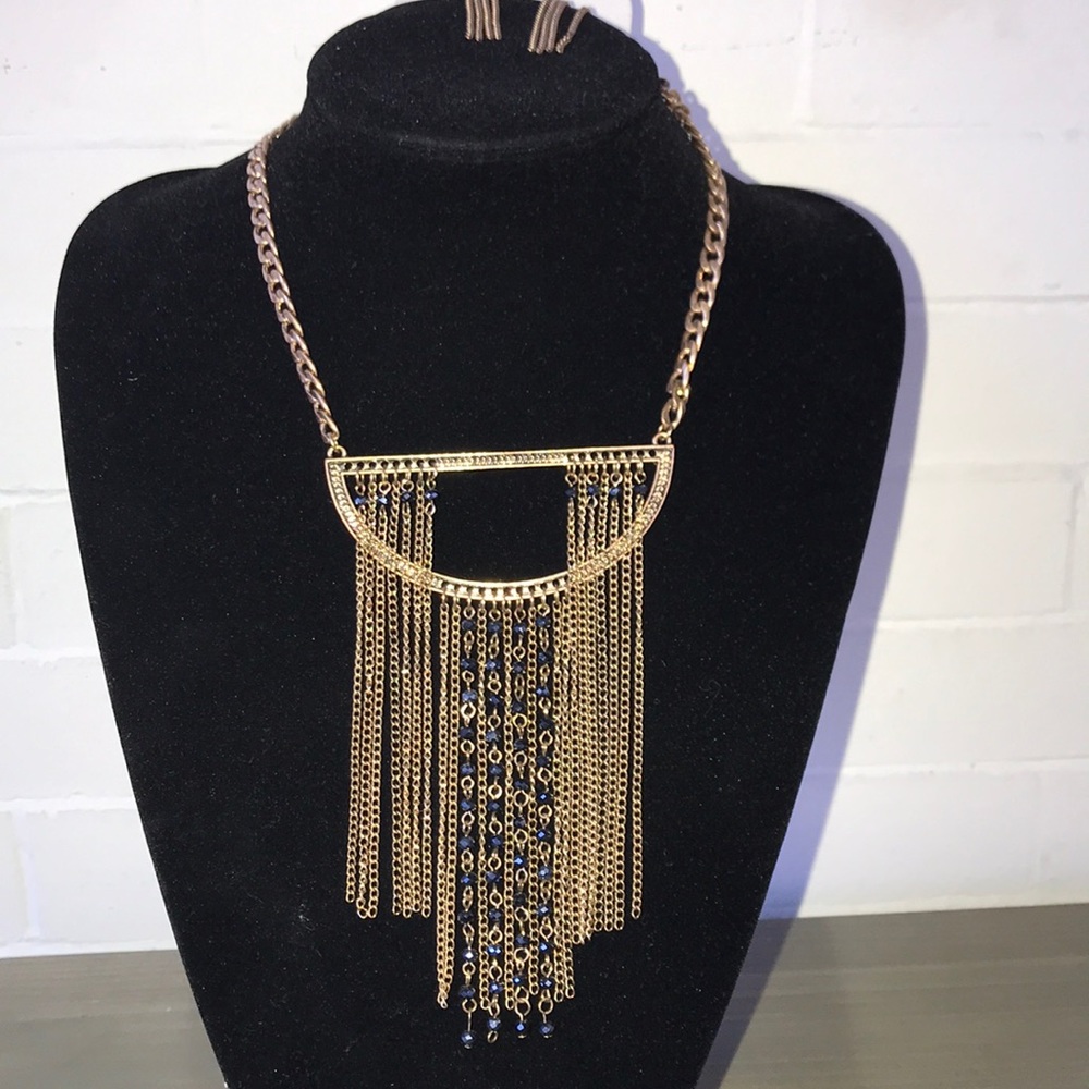 Necklace and earrings